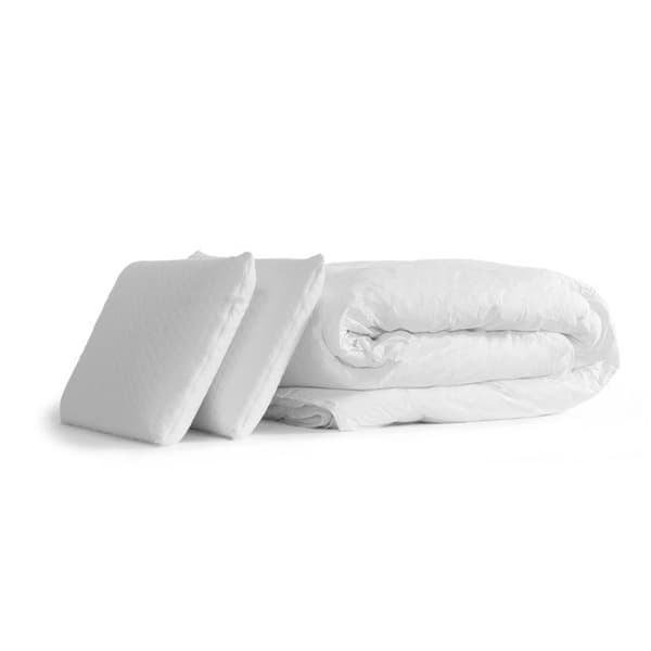 Pack Över 160 x 200 cm sängram Kit Vit