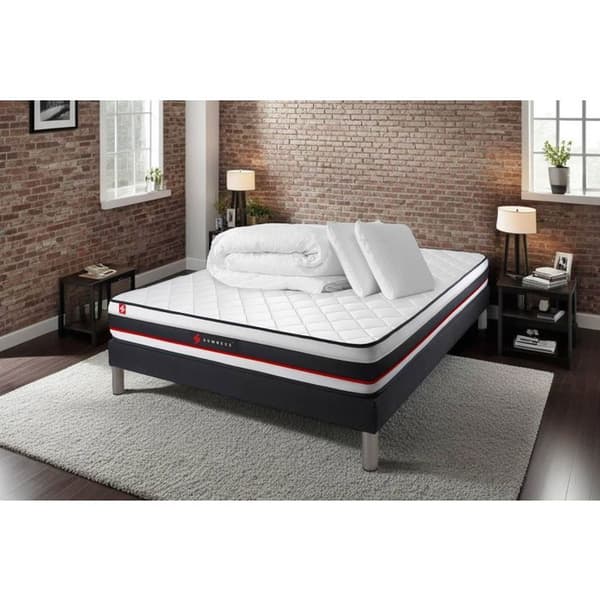 Sovpaket - SOMNESS - FORM - 200 x 200 cm - Fast - Svart
