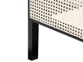 Miniatyrbilde 7 av 9: Seng Svart Furu 180 x 200 cm med Sengegavl Wienerflette Spaltegulv Minimalistisk Design Rustikk Stil