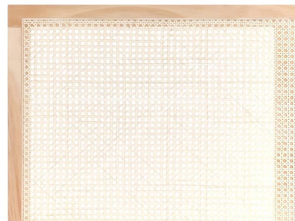 Seng Lyst Træ 160 x 200 cm Moderne Dobbeltseng med Sengegavl To Mands Høj Sengeramme Minimalistisk Design Træseng