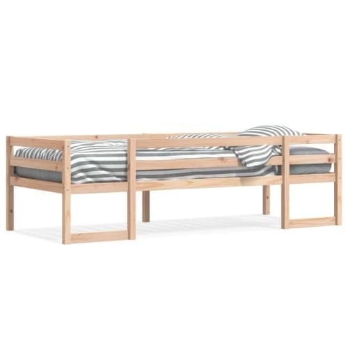 Sängram för barnsäng 75x190 cm massiv furu
