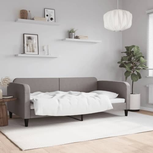 Dagbädd taupe 100x200 cm tyg