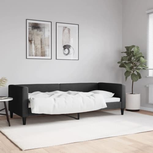 Dagbädd svart 80x200 cm tyg