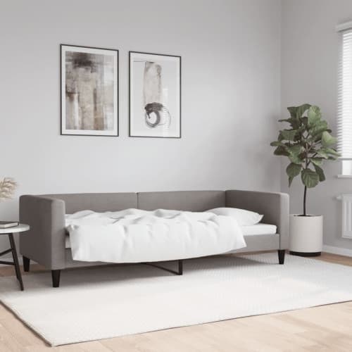 Dagbädd taupe 80x200 cm tyg