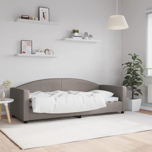 Dagbädd taupe 80x200 cm tyg