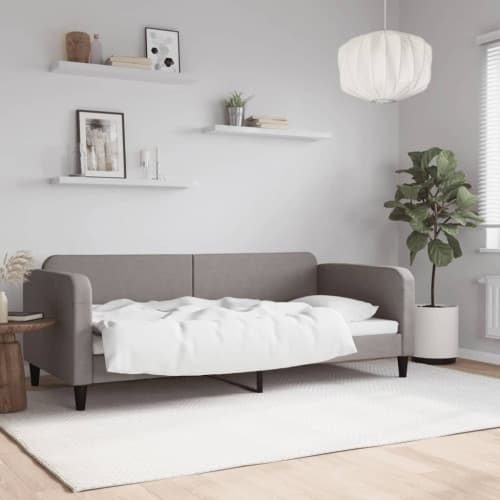 Dagbädd taupe 90x200 cm tyg