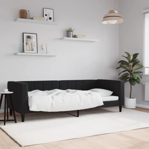 Dagbädd svart 80x200 cm sammet