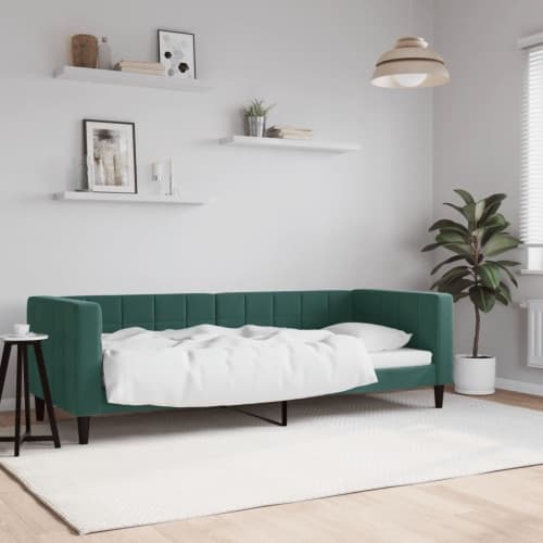 Dagbädd mörkgrön 80x200 cm sammet