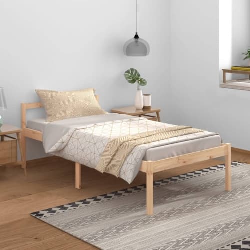 Säng 100x200 cm massiv furu