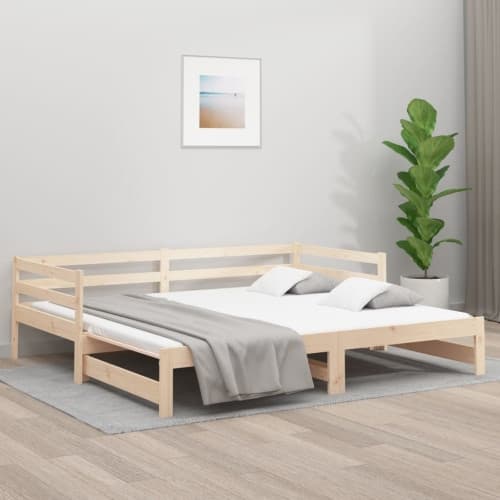Dagbädd utdragbar utan madrass 90x190 cm