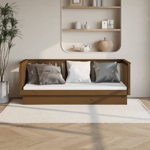 Dagbädd honungsbrun 90x190 cm massiv furu
