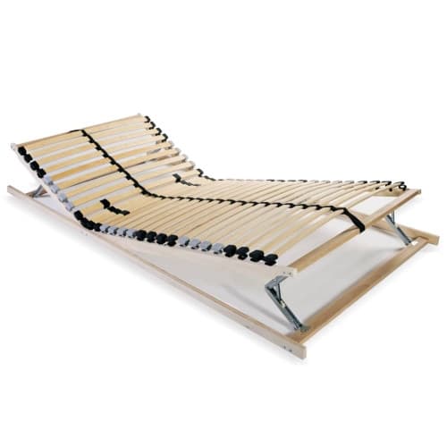 Ribbotten utan madrass med 28 ribbor 7 zoner 90x200 cm