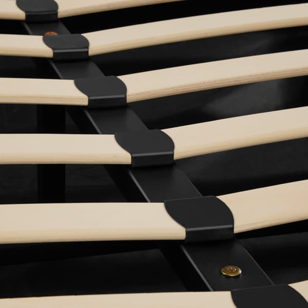 Sengeramme med LED-strips og opbevaring - beige,120 x 200 cm
