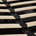 Miniatyrbillede 10 af 11: Sengeramme med LED-strips og opbevaring - beige,180 x 200 cm