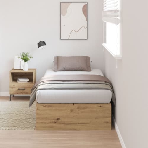 Förvaringssängram Artisan ek 75x190 cm