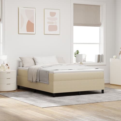 Boxmadras med madrass Ljusgrön Grey 140x200 cm Kordflors tyg