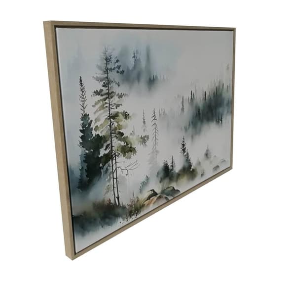 Wall art WALLY 45x60cm, misty forest