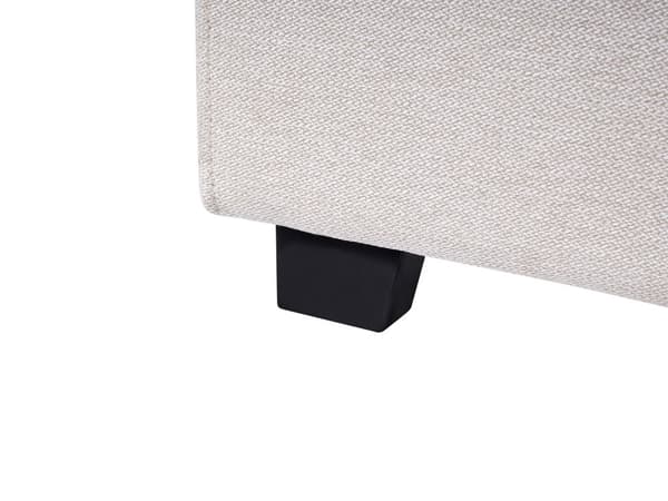 Vandseng Off White Polyester 180 x 200 cm Dekorativ Moderne To Mands Blød Sengegavl Dobbeltseng Sengeramme Vandmadras Design Stofseng