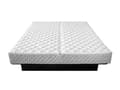 Miniatyrbillede 9 af 11: Vandseng Off White Polyester 180 x 200 cm Dekorativ Moderne To Mands Blød Sengegavl Dobbeltseng Sengeramme Vandmadras Design Stofseng