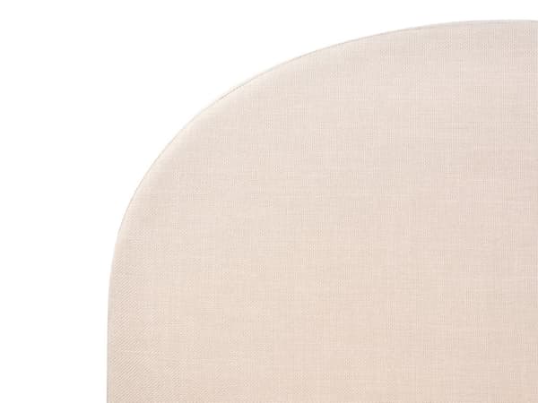 Vandseng Beige Polyester 180 x 200 cm Dekorativ Moderne To Mands Blød Sengegavl Dobbeltseng Sengeramme Vandmadras Design Stofseng