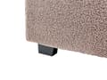 Miniatyrbilde 10 av 11: Seng Taupe Boucle 140 x 200 cm Halvrund sengegavl Minimalistisk og retro stil Soverom Dobbeltseng