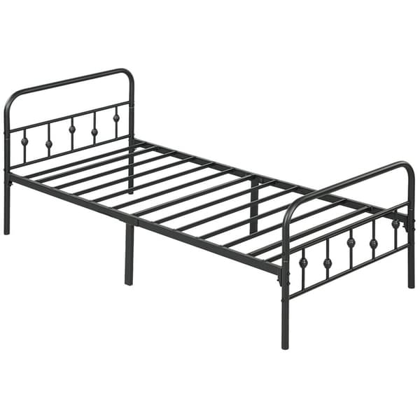 90x200 cm svart sängram, hopfällbar sängram, 82,5 cm hög metallsäng, sovrum