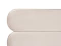 Miniatyrbillede 9 af 11: Seng Lys Beige Velour 160 x 200 cm Moderne Dobbeltseng Stof To Mands Seng med Metalben Høj Sengeramme Minimalistisk Design Velourseng