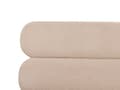 Miniatyrbilde 10 av 11: Sengeramme Taupe Boucle Polstring Svart Metall Ben 160 x 200 cm Slatted med Wingback Sengegavl Soverom Klassisk Minimalistisk