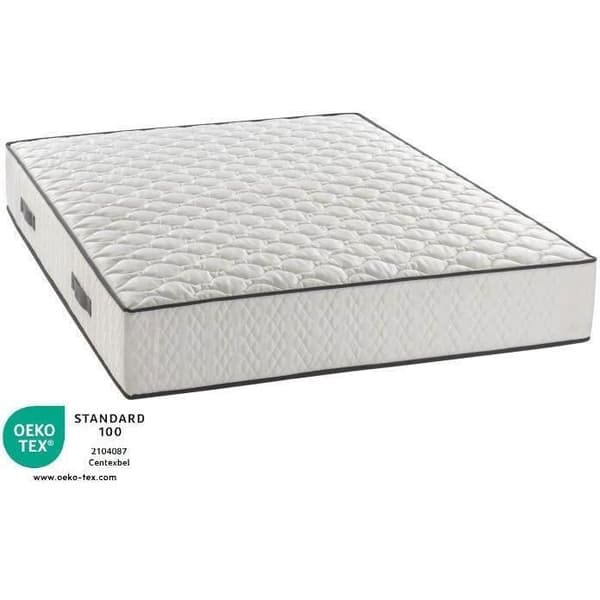 Madrass + resårsats 2 x 90 x 200cm - Pocketfjädrar - 24 cm - 7 komfortzoner - Balanserad - DÉKO DREAM Avkoppling