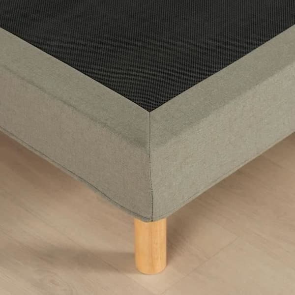 Sommier tapissier - 160x200 cm - Olivgrön - Kit - DEKO DREAM Eazyx