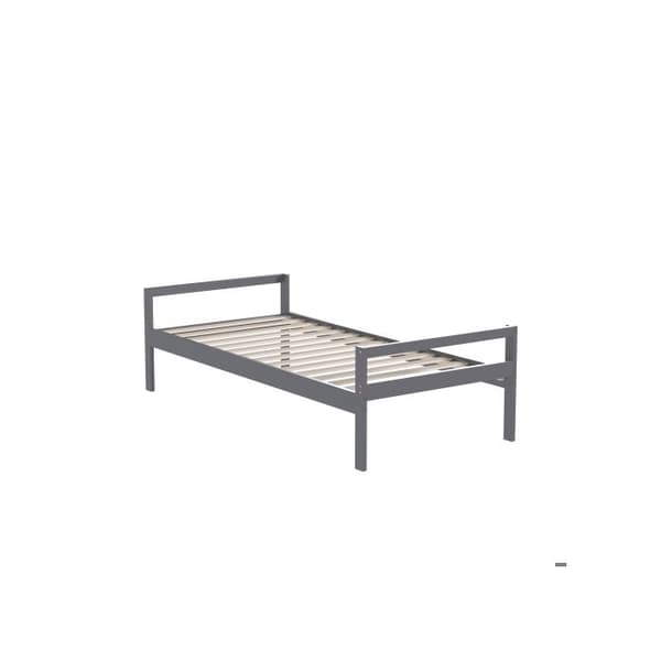 Översäng 90*200 cm, säkerhetstrappa med gömt förvaringsutrymme, förvaringsutrymme för kontoret, grå