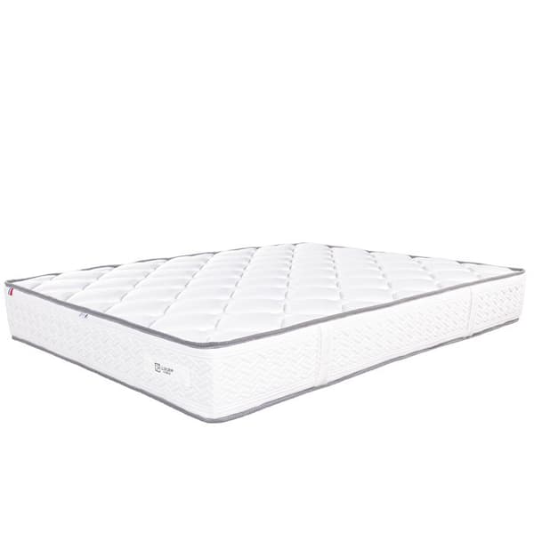 LYX LITERIE - Madrass + resårsats - IRIS - 160 x 200 cm - Klädd - Fast - Sommar/vintersida