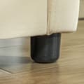 Miniatyrbillede 5 af 6: Rootz 2 -i -1 sovesofa ramme - konvertibel sofa - dobbelt madras seng - fløjl komfort, glatte ruller - sofa: 203L x 99b x 75H cm, seng: 203L x 190,5b