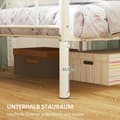 Miniatyrbillede 5 af 10: Rootz Bed Frame - Enkelteng - Høj hovedgærdebed - Opbevaringsplads - Stålramme - 96L X 208W X 88H CM