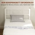Miniatyrbillede 6 af 10: Rootz Bed Frame - Enkelteng - Høj hovedgærdebed - Opbevaringsplads - Stålramme - 96L X 208W X 88H CM