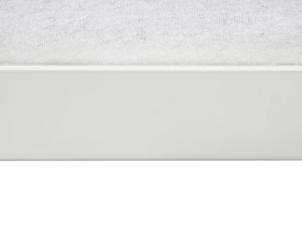 Køyeseng 90/140 x 200 cm med Enkeltseng Over Dobbeltseng Hvit Jern Høyseng Barnerom