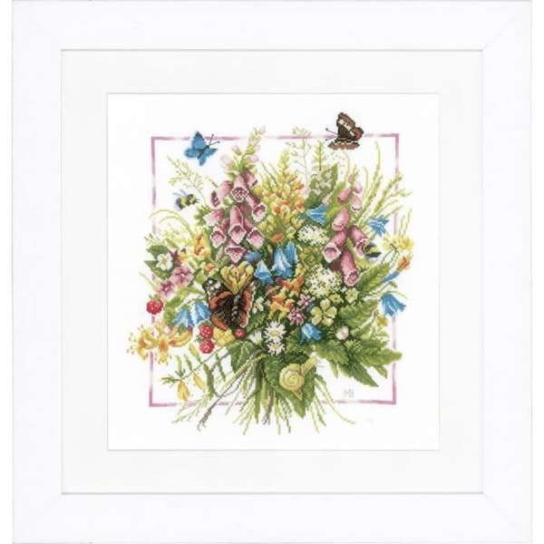 LANARTE PN Kit i korsstygn Sommarbukett - PN-0144571