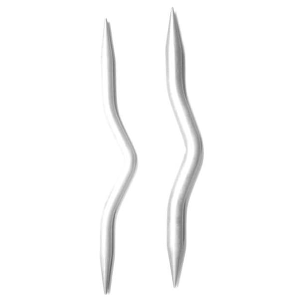 KnitPro 2-packs stickkabelstickor i aluminium - KP45503