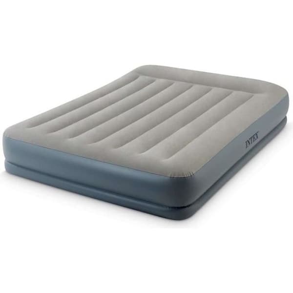 INTEX 152 x 203 uppblåsbar madrass - 30 cm - Justerbar fasthet - MID RISE