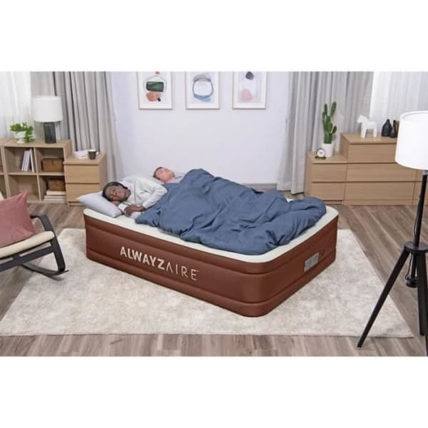 Luftsäng - Bestway - AlwayzAire - 203x152x51 cm - 2 platser - Inbyggd pump