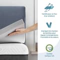 Miniatyrbild 3 av 4: Lucid - LU5C121930BT-EU - 5 cm Memory Foam Övermadrass med Bambu Charcoal - Övermadrass 120 x 190 cm