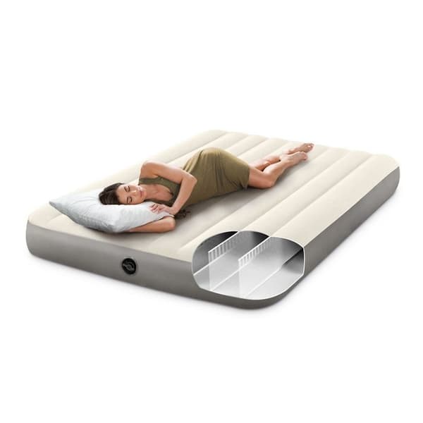 Luftmadras - Intex - Dronning enlig stråle - 203x152x25 cm - 2 pladser - Dura høj