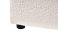 Miniatyrbilde 8 av 10: Seng Off-White Boucle Polstring 160 x 200 cm Stor Klassisk Sengegavl Tre Lameller