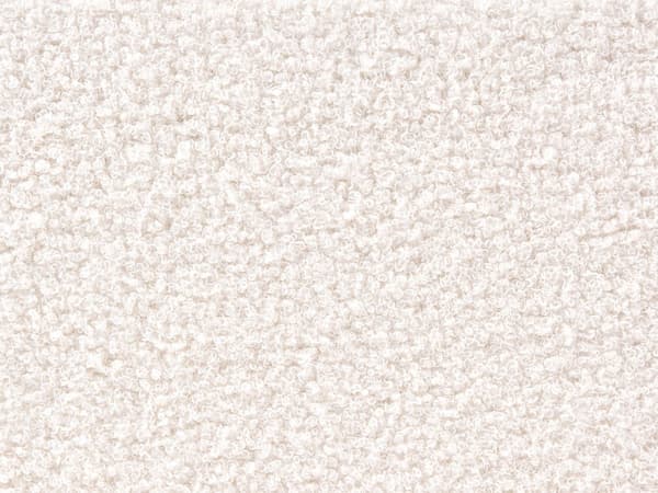Seng Off-White Boucle Polstring 160 x 200 cm Stor Klassisk Sengegavl Tre Lameller