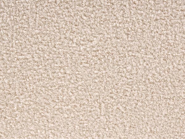 Seng Beige Boucle Polstring 180 x 200 cm Stor Klassisk Sengegavl med Tre Lameller