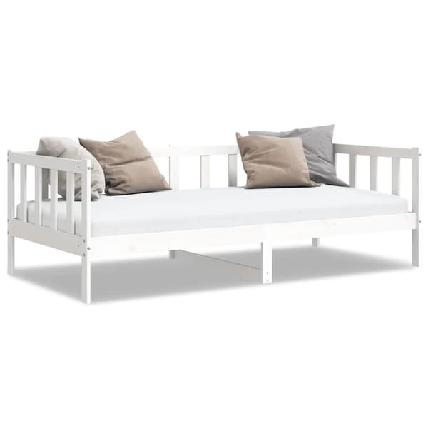 Dagbädd vit massiv furu 90x200 cm