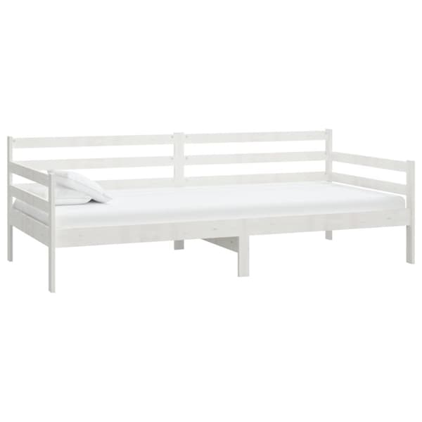 Dagbädd vit massiv furu 90x200 cm