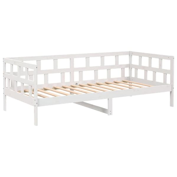 Dagbädd vit 80x200 cm massiv furu