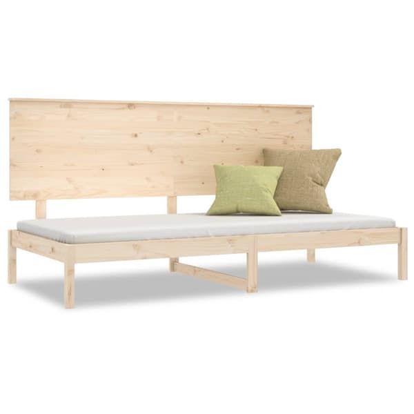 Dagbädd utan madrass 90x200 cm massiv furu