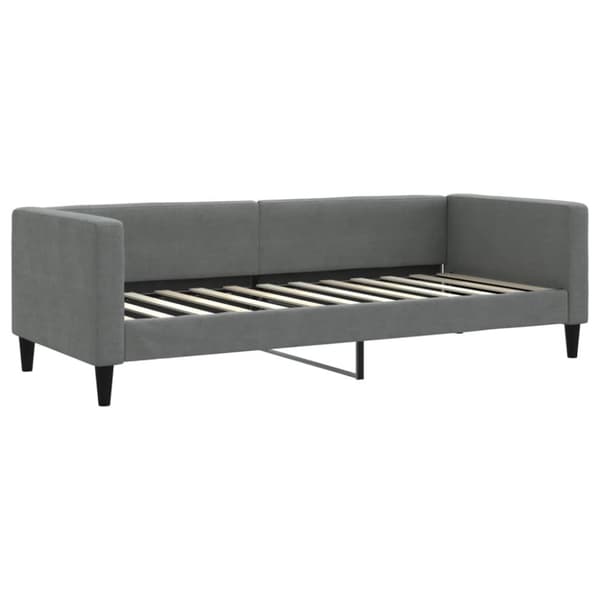 Dagbädd mörkgrå 80x200 cm tyg